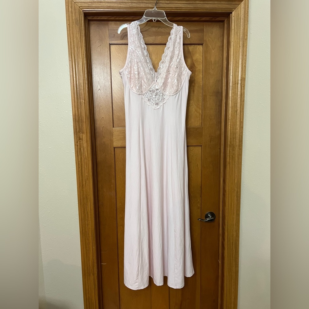 Soft Surroundings Lace Nightgown Light Pink Size XL
